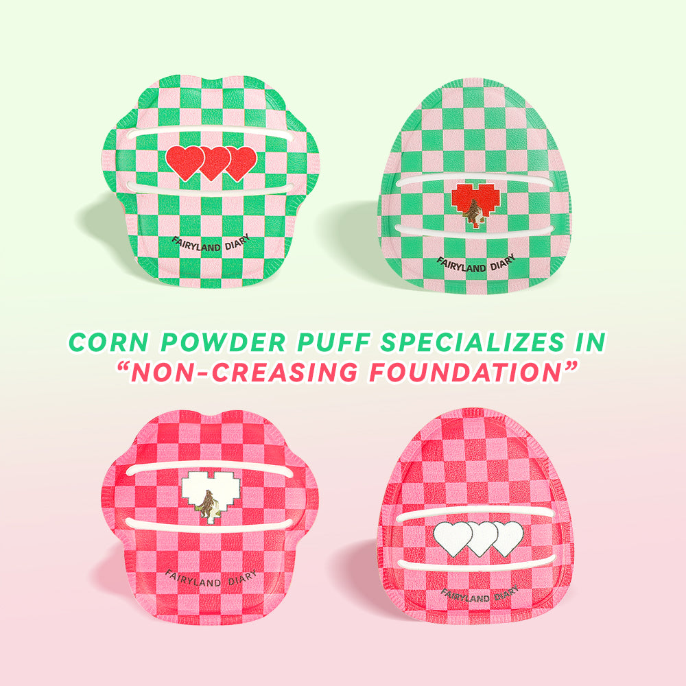 PnNied Corn Powder Puff 4PCS Set